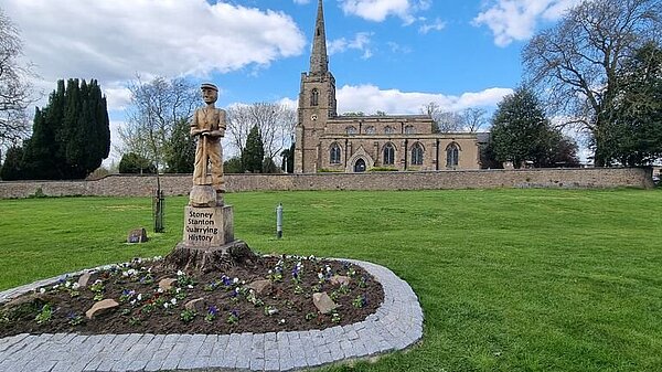 Church in the cente of Stoney Stanton